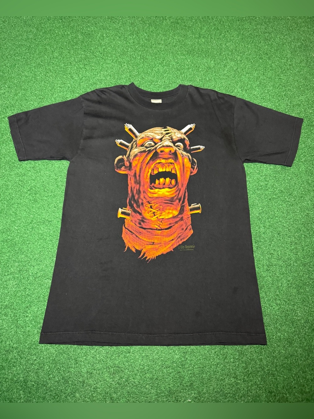 Monster Horror Vintage T Shirt 90s Wes Benscoter Halloween Large T Shirt